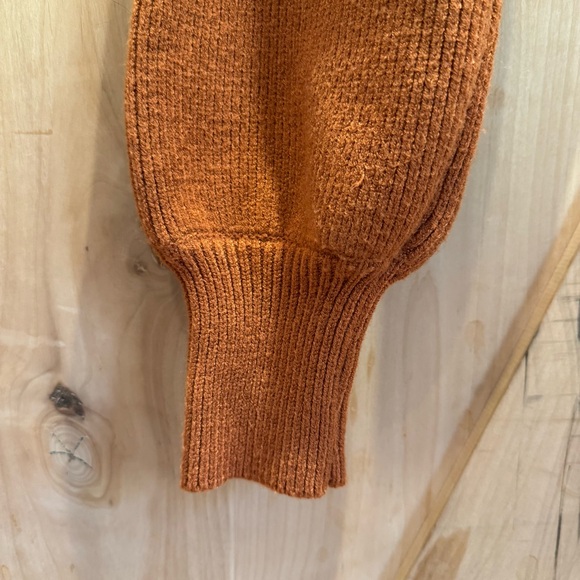 Blue Rain Rust Cowl Neck Sweater - Picture 4 of 5